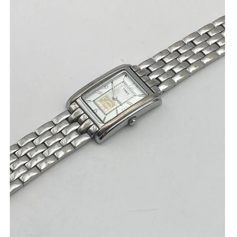 Timex Amway 50 Years Anniversary Watch 21mm - New Battery - Wrist 7